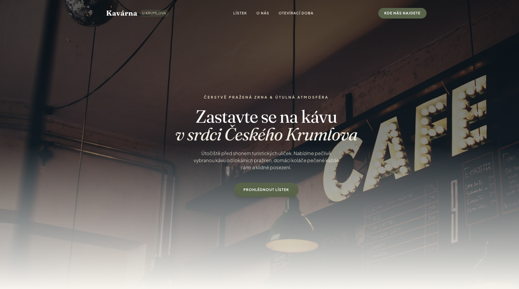Kavárna U Krumlova